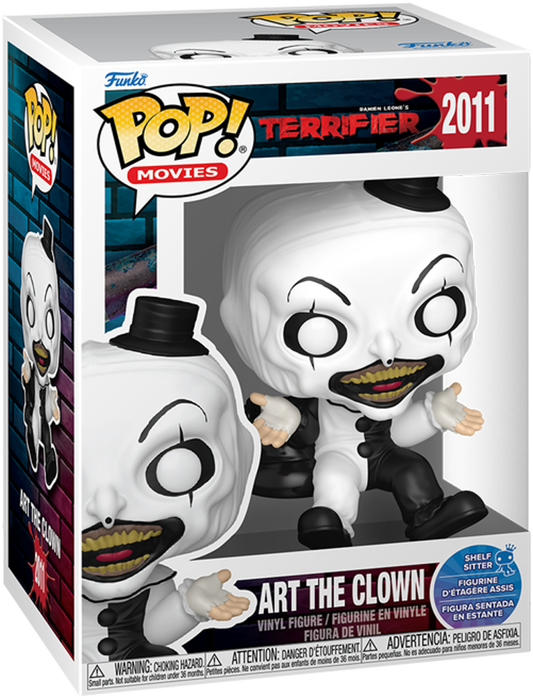 Terrorífico - Art el Payaso (Sirviente de Estantería) ¡Pop! Vinilo