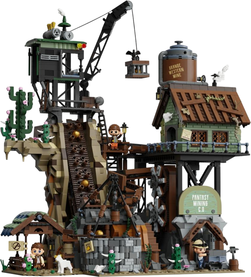 Retro Collection - Western Mine Construction Set (2990 Pieces)