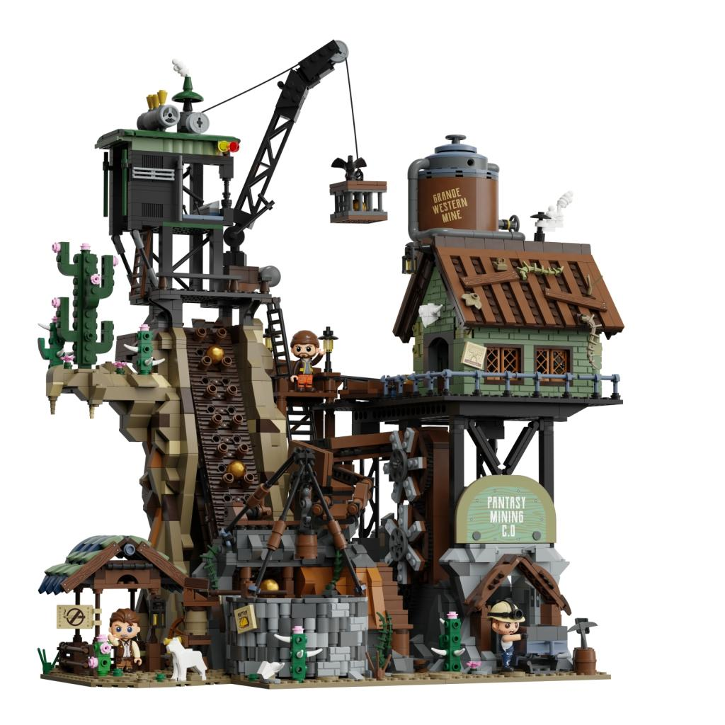 Colección Retro - Juego de construcción de mina del oeste (2990 piezas)