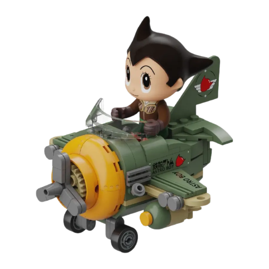 PSY86209 Astro Boy - Astro Boy in Airplane Construction Set (161pcs) - Pantasy - Titan Pop Culture