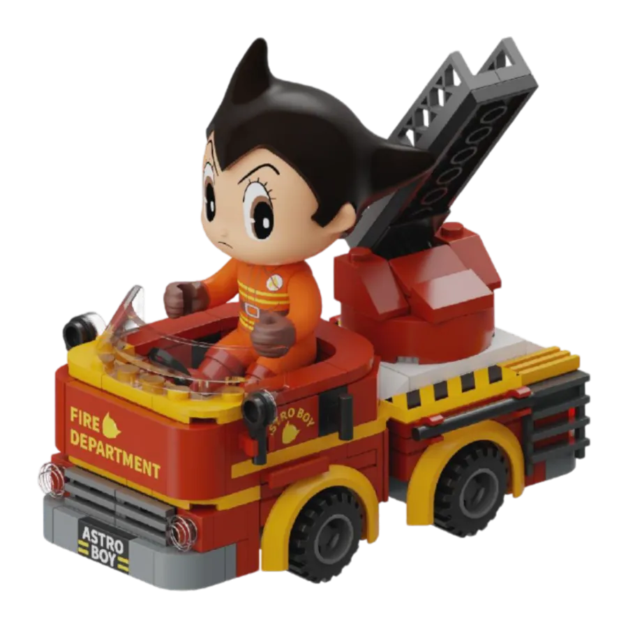 PSY86210 Astro Boy - Astro Boy in Fire Engine Construction Set (184pcs) - Pantasy - Titan Pop Culture