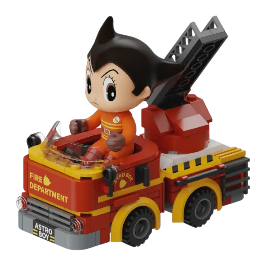 PSY86210 Astro Boy - Astro Boy in Fire Engine Construction Set (184pcs) - Pantasy - Titan Pop Culture