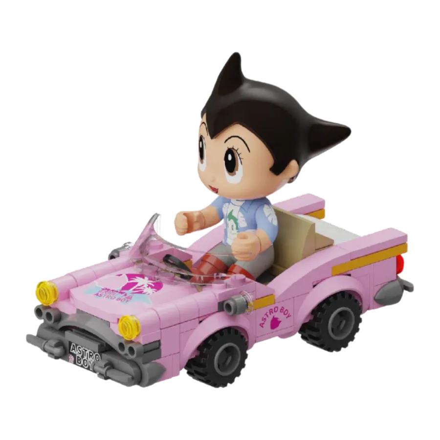 PSY86211 Astro Boy - Astro Boy in Vintage Car Construction Set (130pcs) - Pantasy - Titan Pop Culture