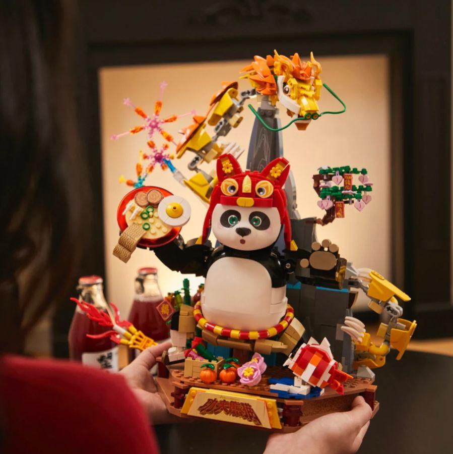 PSY86504 Kung Fu Panda - Dragon Warrior "Spring Festival" Special Edition Buildable Figure (1431pcs) - Pantasy - Titan Pop Culture