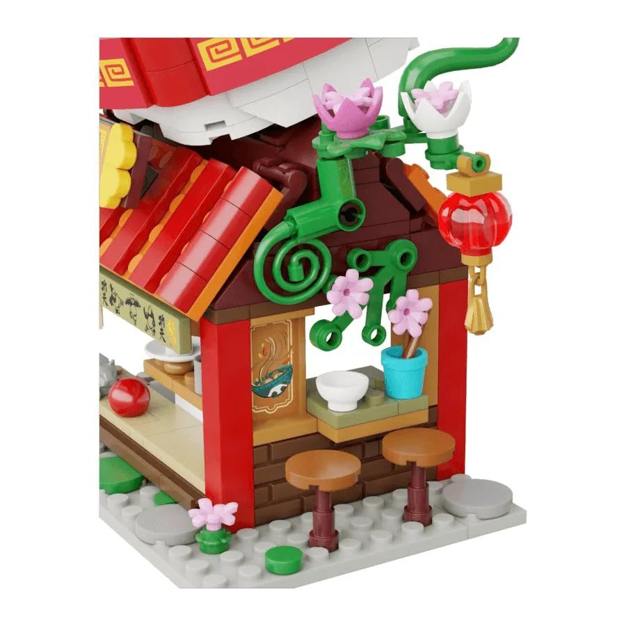 PSY86506 Kung Fu Panda - Zhen’s Noodle Restraurant Buildable Set (359pcs) - Pantasy - Titan Pop Culture