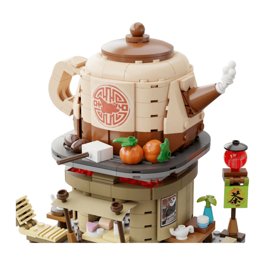 PSY86507 Kung Fu Panda - Shifu’s Tea House Buildable Set (335pcs) - Pantasy - Titan Pop Culture