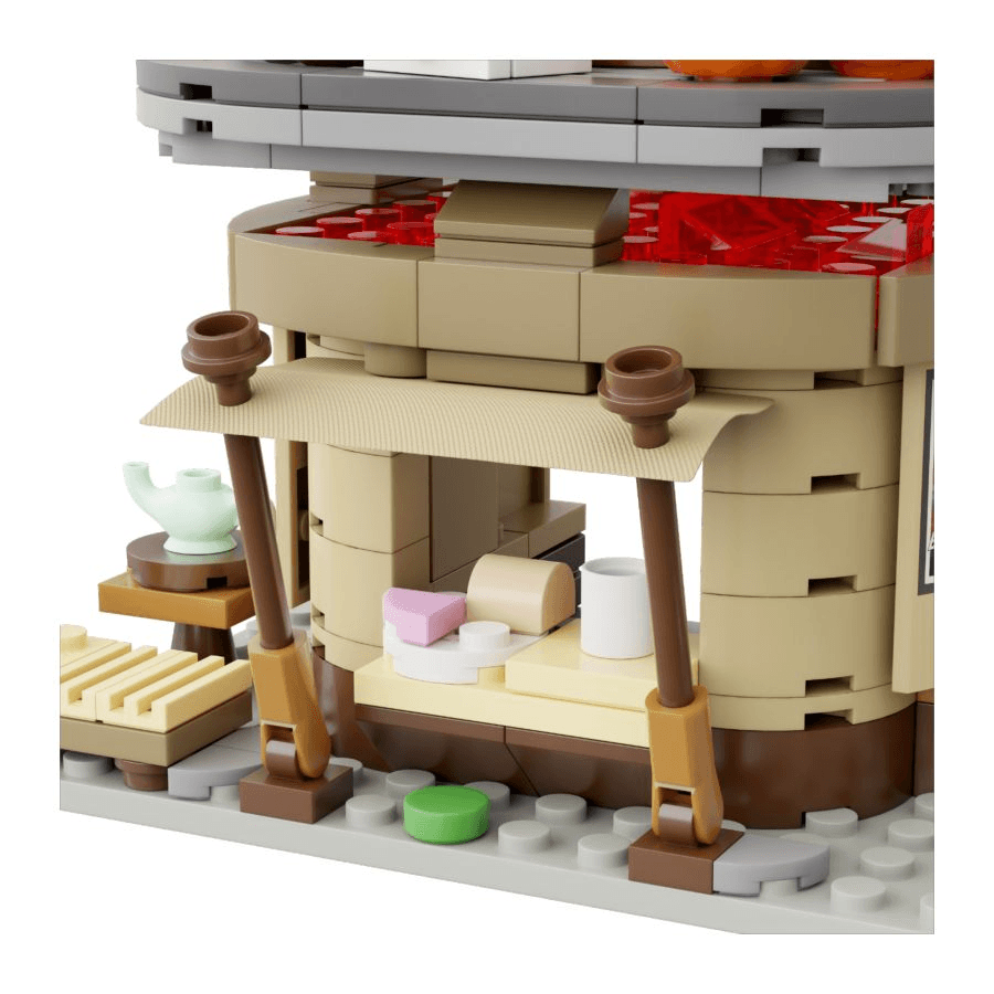 PSY86507 Kung Fu Panda - Shifu’s Tea House Buildable Set (335pcs) - Pantasy - Titan Pop Culture