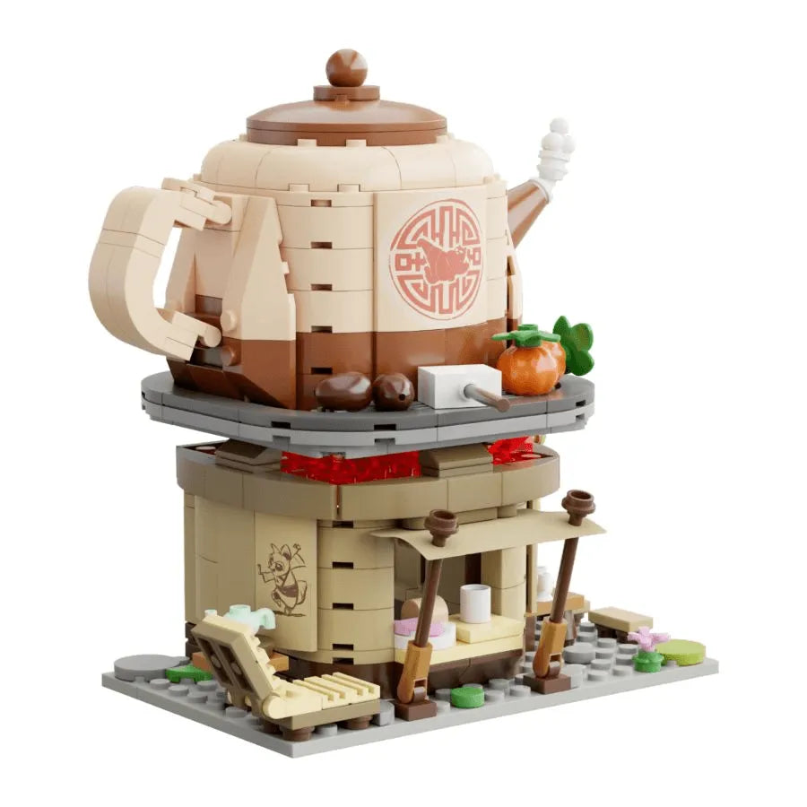 PSY86507 Kung Fu Panda - Shifu’s Tea House Buildable Set (335pcs) - Pantasy - Titan Pop Culture