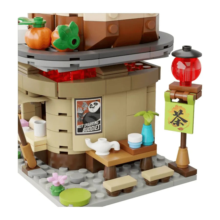 PSY86507 Kung Fu Panda - Shifu’s Tea House Buildable Set (335pcs) - Pantasy - Titan Pop Culture