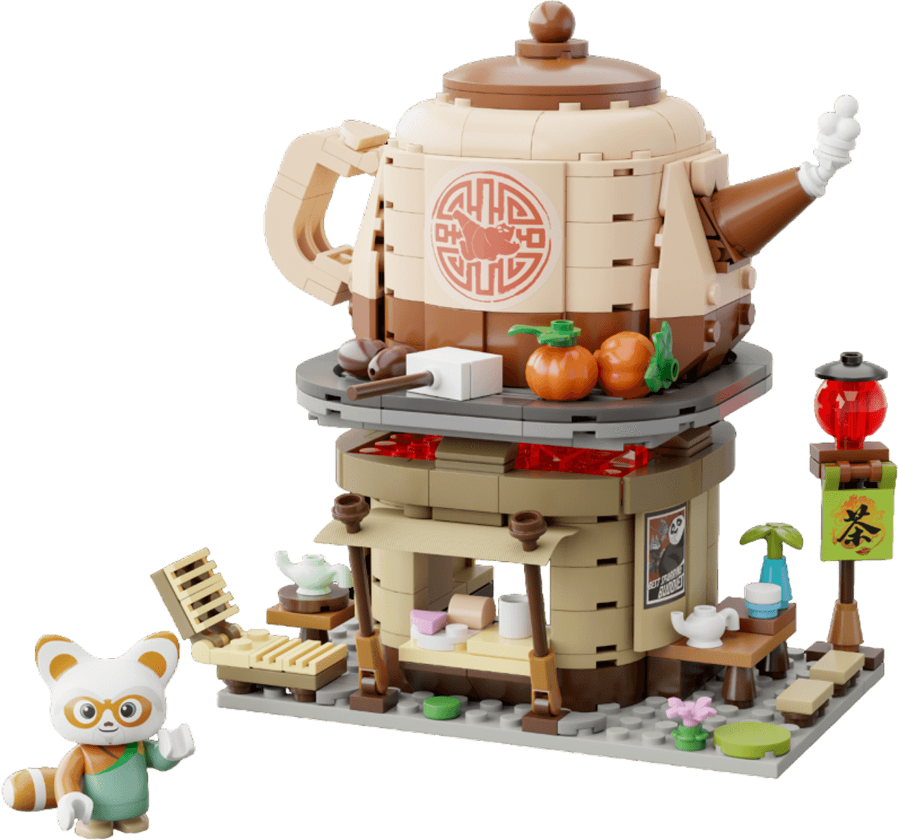 PSY86507 Kung Fu Panda - Shifu’s Tea House Buildable Set (335pcs) - Pantasy - Titan Pop Culture