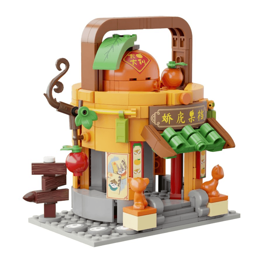 PSY86508 Kung Fu Panda - Tigress’ Fruit Shop Buildable Set (293pcs) - Pantasy - Titan Pop Culture