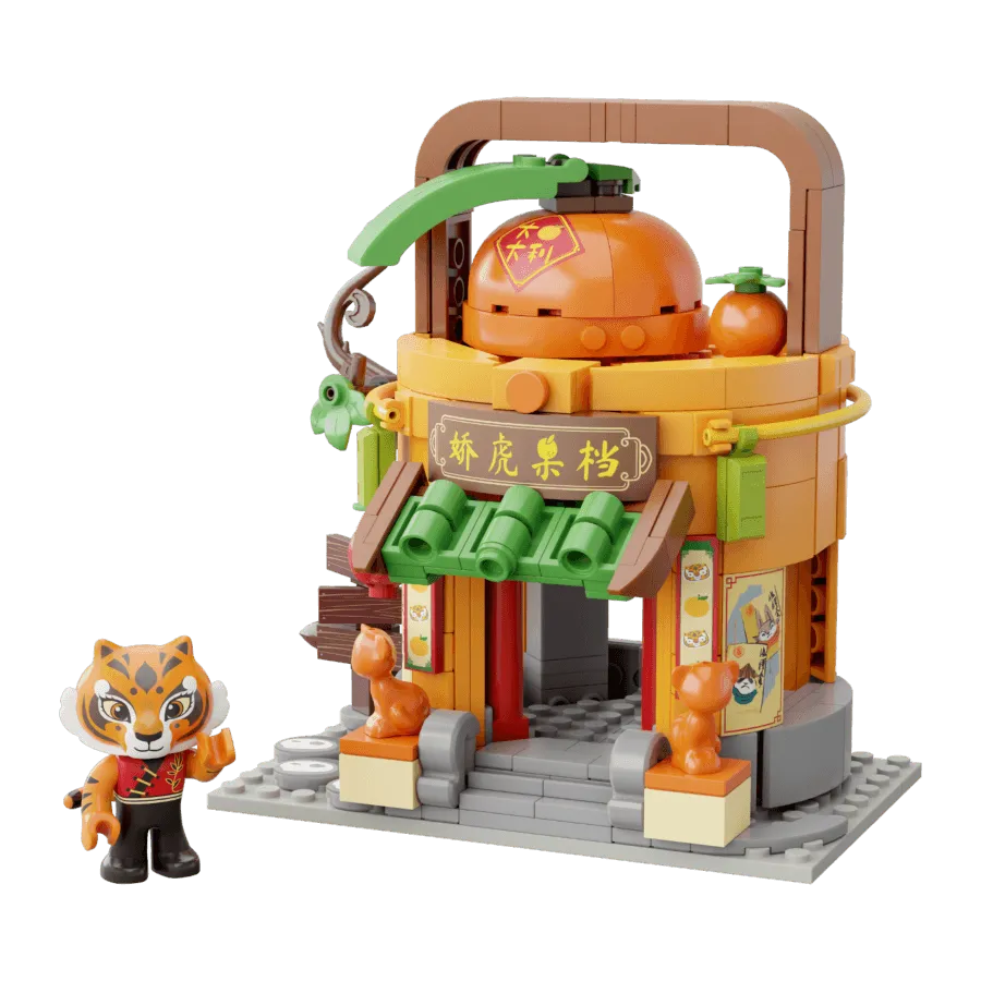 PSY86508 Kung Fu Panda - Tigress’ Fruit Shop Buildable Set (293pcs) - Pantasy - Titan Pop Culture