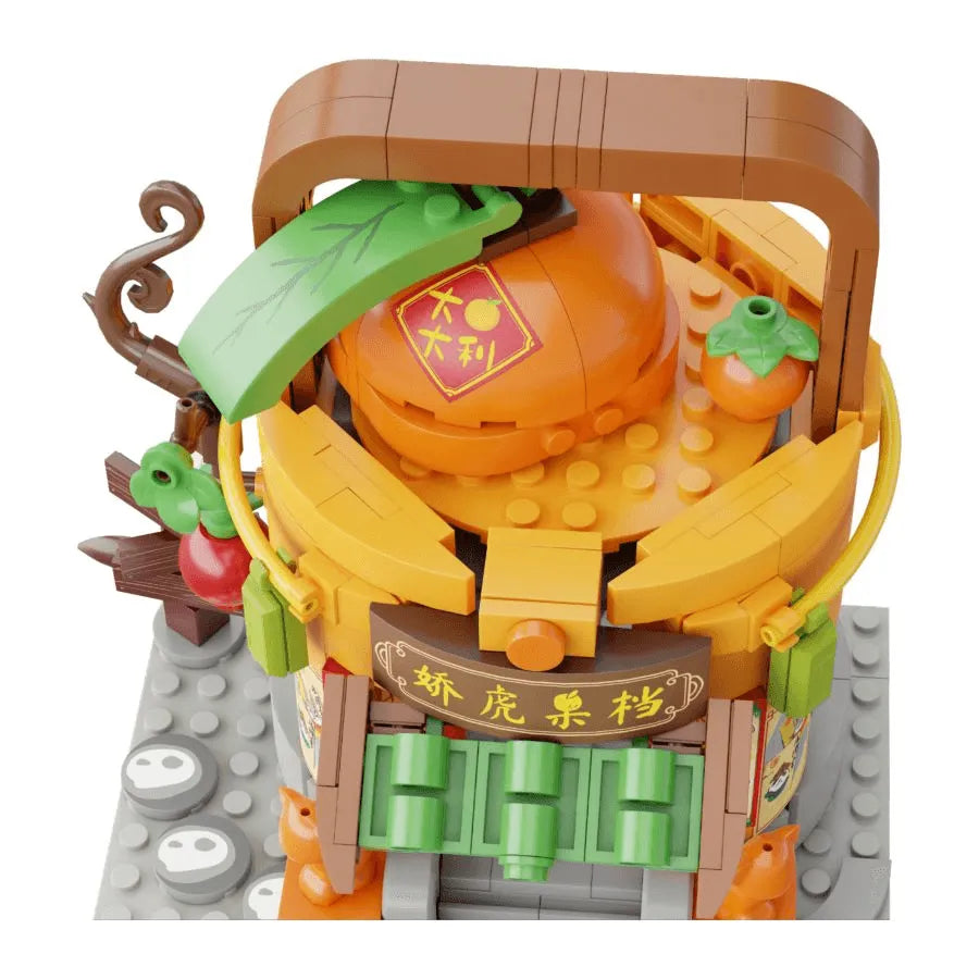 PSY86508 Kung Fu Panda - Tigress’ Fruit Shop Buildable Set (293pcs) - Pantasy - Titan Pop Culture