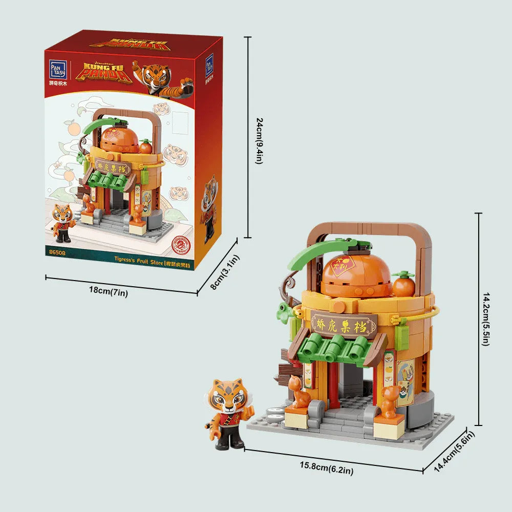 PSY86508 Kung Fu Panda - Tigress’ Fruit Shop Buildable Set (293pcs) - Pantasy - Titan Pop Culture