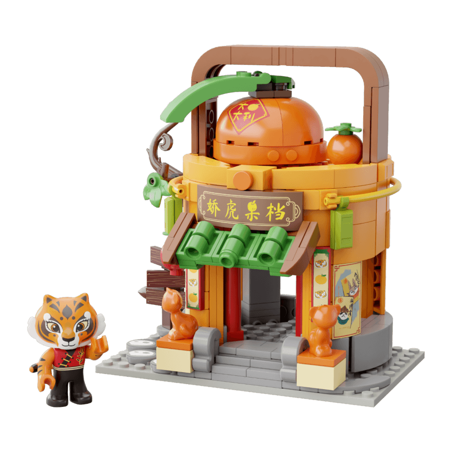 PSY86508 Kung Fu Panda - Tigress’ Fruit Shop Buildable Set (293pcs) - Pantasy - Titan Pop Culture
