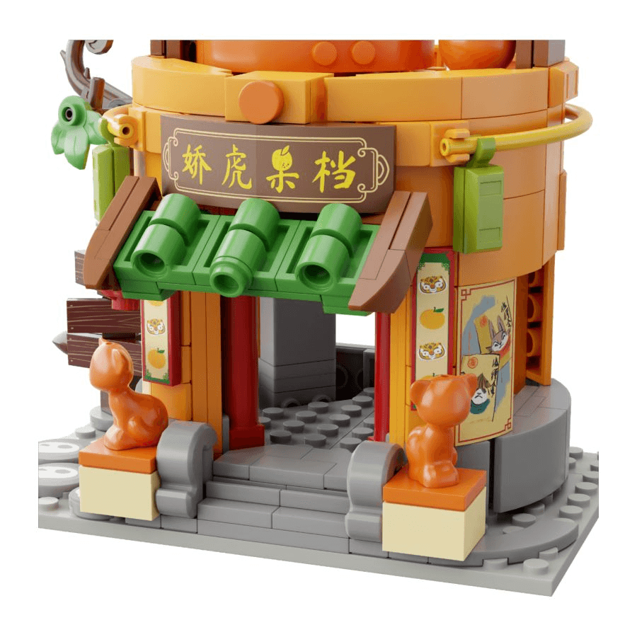 PSY86508 Kung Fu Panda - Tigress’ Fruit Shop Buildable Set (293pcs) - Pantasy - Titan Pop Culture