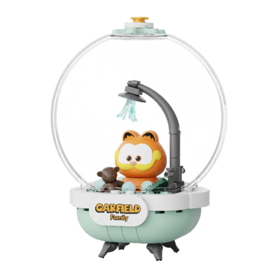 PSY86802 Garfield - Cozy Bath Crystal Ball Construction Set (140 pcs) - Pantasy - Titan Pop Culture