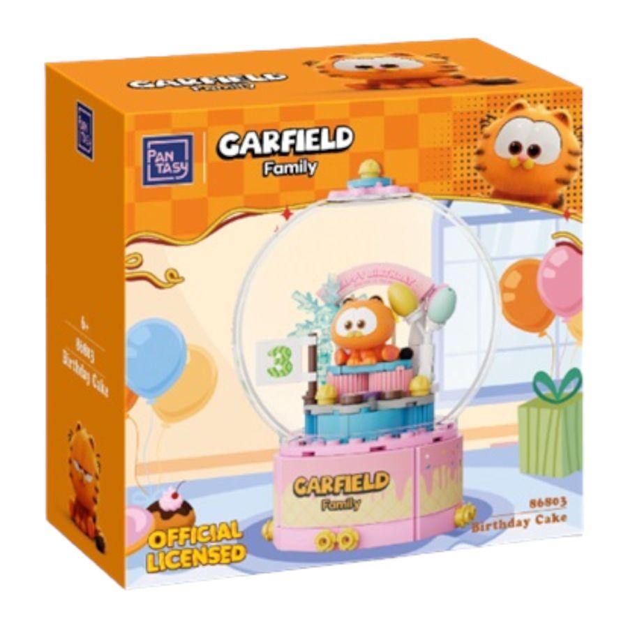 PSY86803 Garfield - Birthday Cake Crystal Ball Construction Set (115 pcs) - Pantasy - Titan Pop Culture