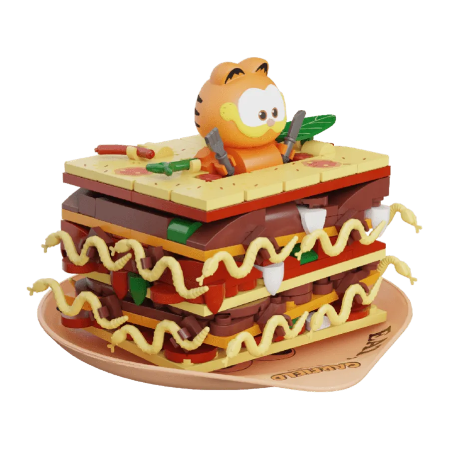 PSY86807 Garfield - Lasagna Construction Set (205 pcs) - Pantasy - Titan Pop Culture