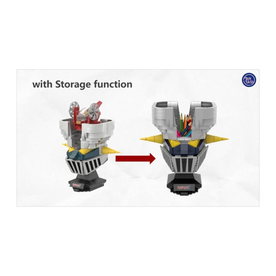 PSY87302 Mazinger Z - Mazinger Z Bust Construction Set (670 pc) - Pantasy - Titan Pop Culture