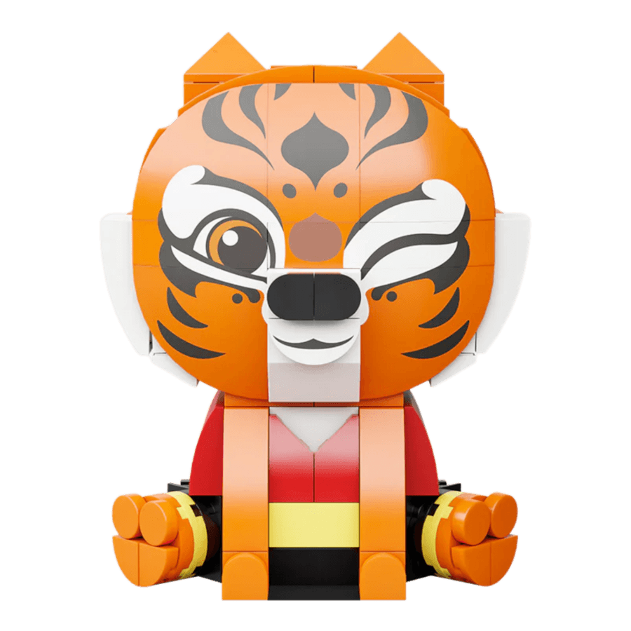 PSY99125 Kung Fu Panda - Tigress Sitting Baby Series Buildable Figure (138pcs) - Pantasy - Titan Pop Culture