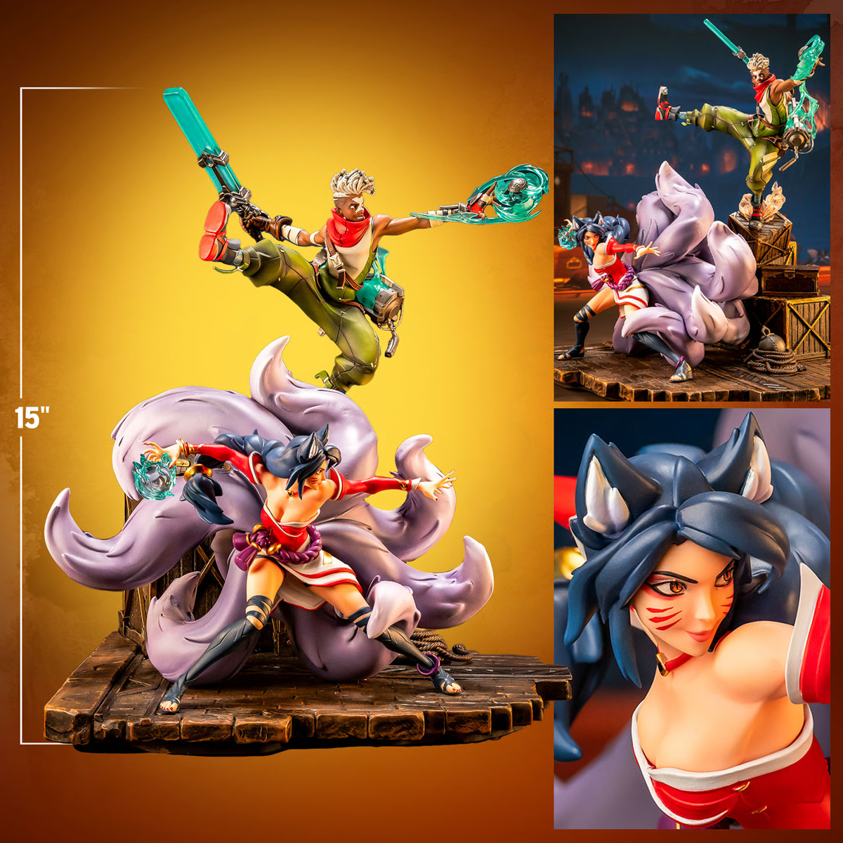 2XKO - Ekko & Ahri 1:10 Scale Diorama