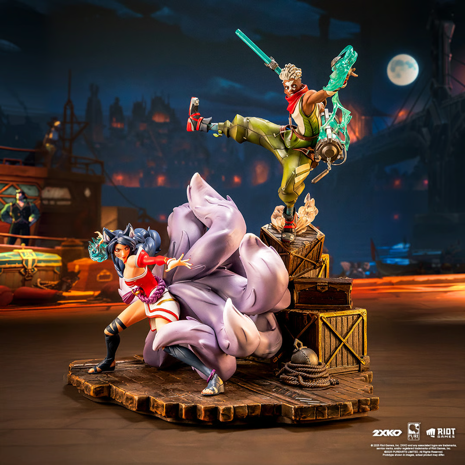 2XKO - Ekko & Ahri 1:10 Scale Diorama