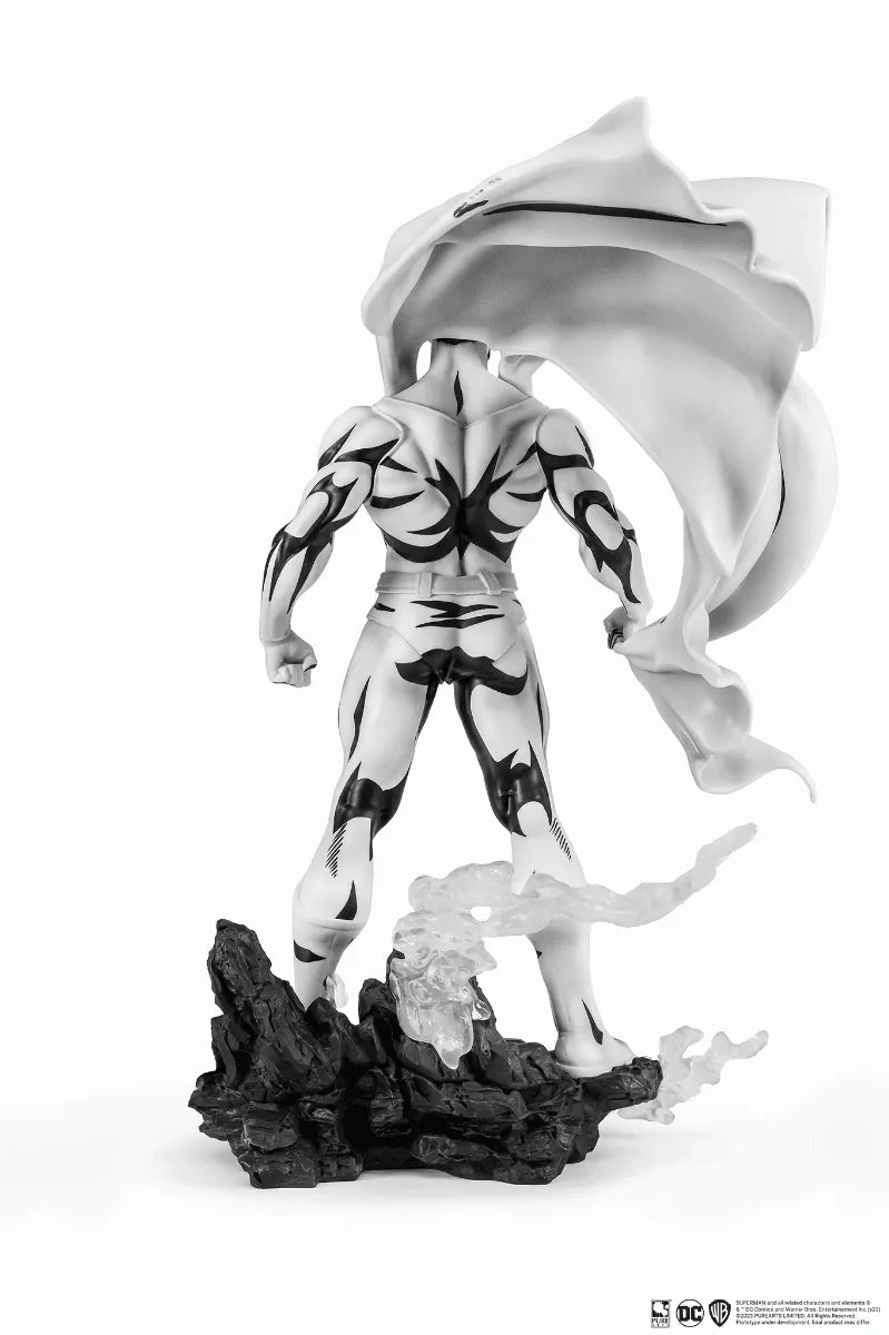 PURPA002SU Superman - Superman (John Byrne) Black & White PVC 1:8 Scale Statue - First 4 Figures - Titan Pop Culture