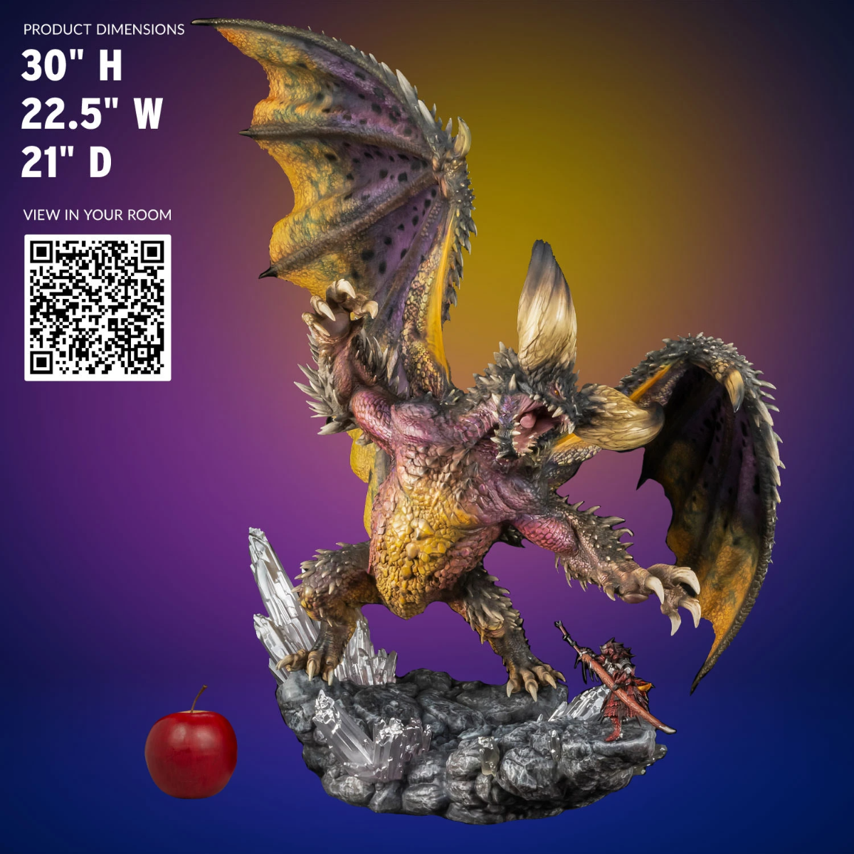 PURPA003MH Monster Hunter World - Nergigante Statue - Pure Arts - Titan Pop Culture