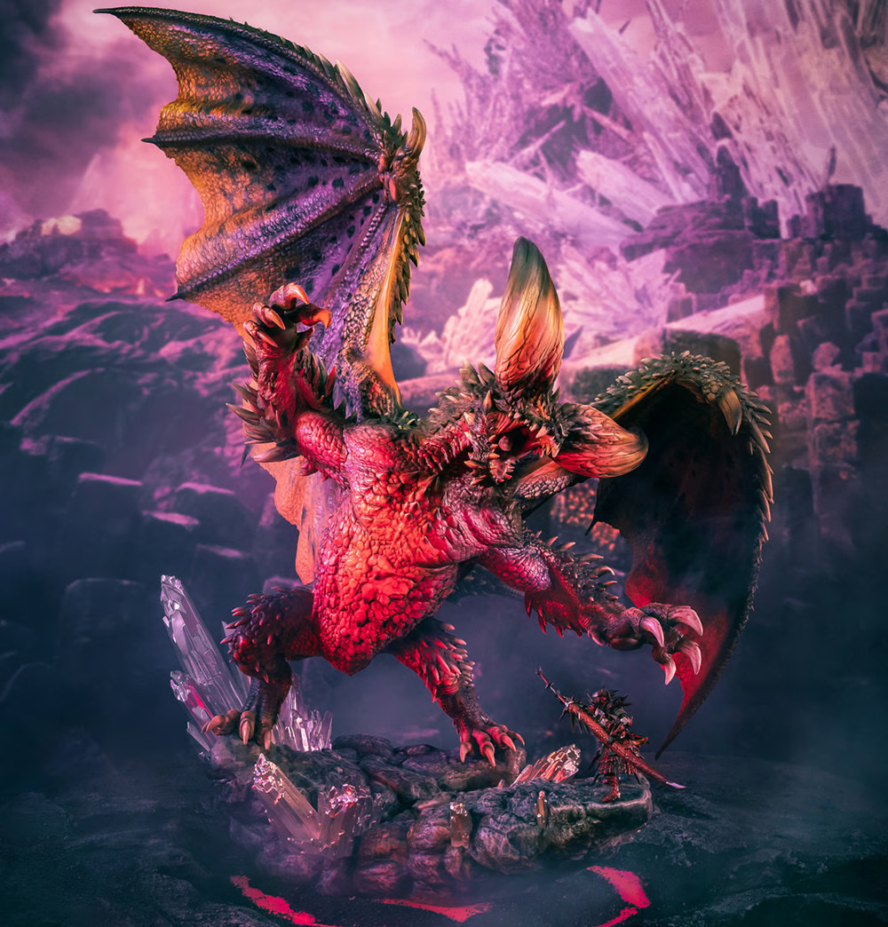 PURPA003MH Monster Hunter World - Nergigante Statue - Pure Arts - Titan Pop Culture