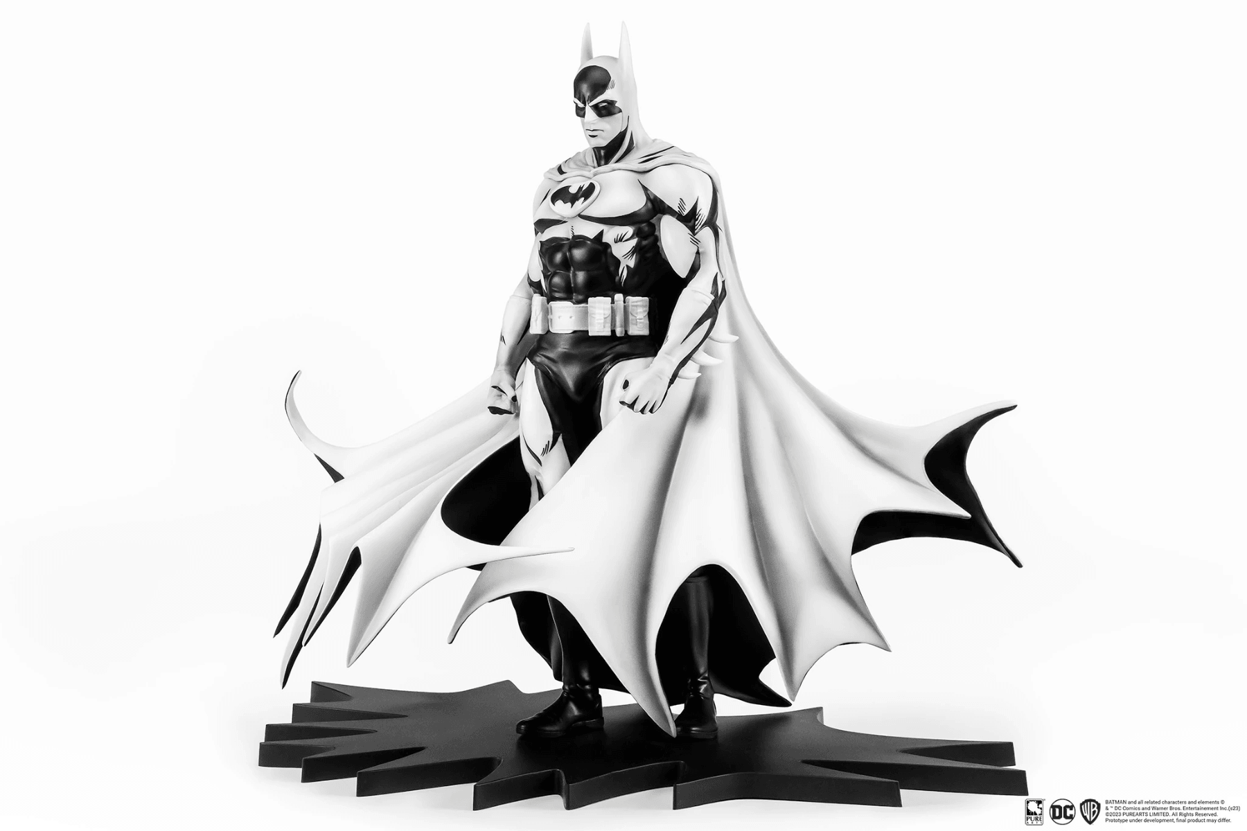 PURPA007BA Batman - Batman (Neil Adams) Black & White PVC 1:8 Scale Statue - First 4 Figures - Titan Pop Culture