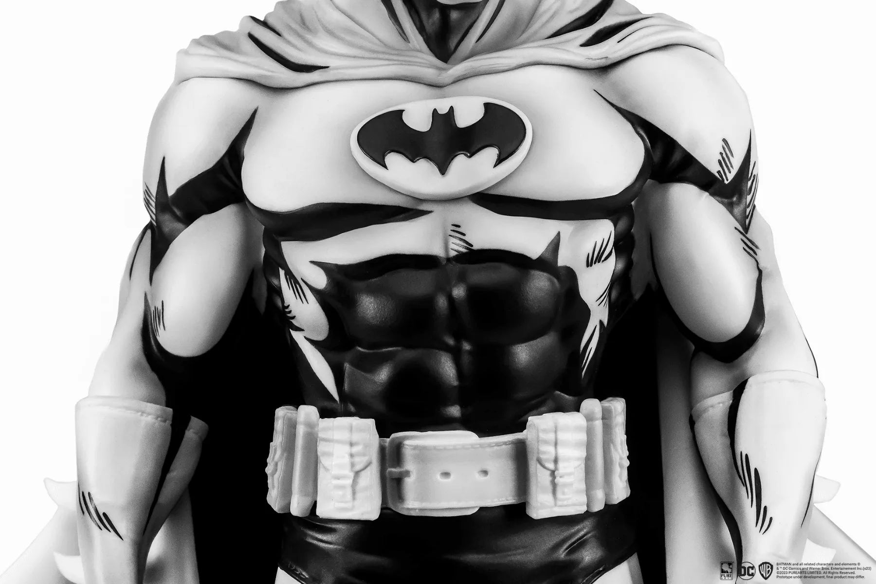 PURPA007BA Batman - Batman (Neil Adams) Black & White PVC 1:8 Scale Statue - First 4 Figures - Titan Pop Culture