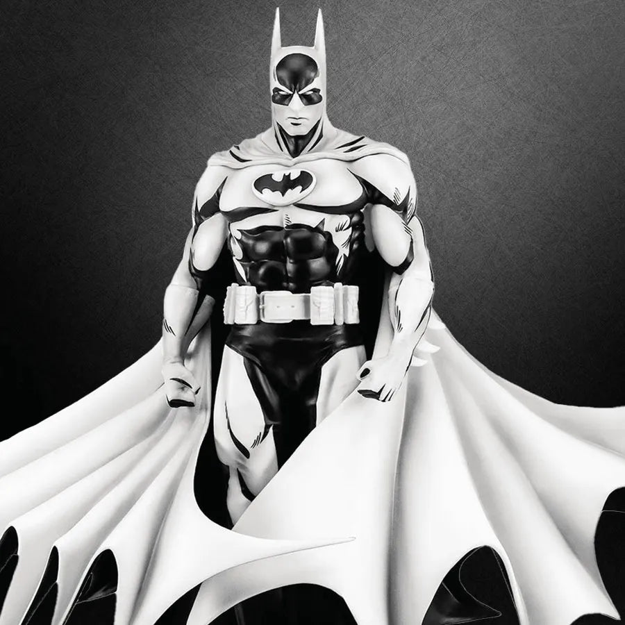 PURPA007BA Batman - Batman (Neil Adams) Black & White PVC 1:8 Scale Statue - First 4 Figures - Titan Pop Culture