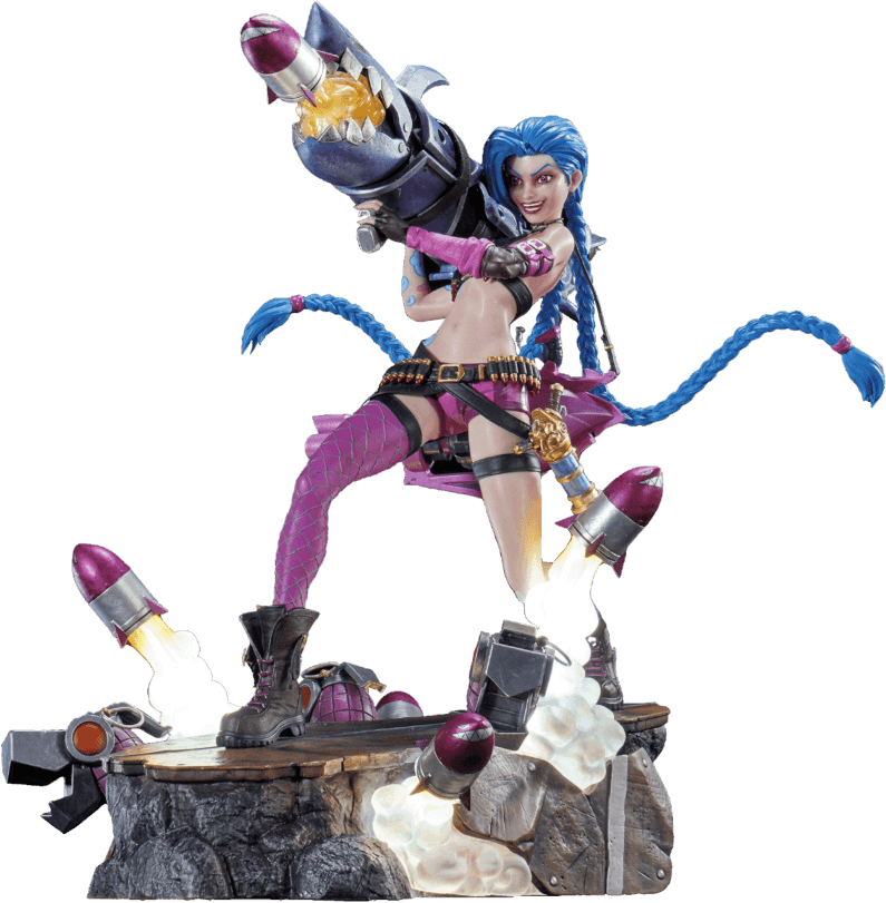 PURPA007LOL League of Legends - Jinx 1:6 Scale Statue - Pure Arts - Titan Pop Culture