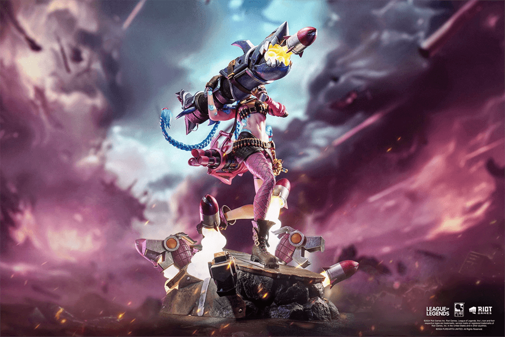 PURPA007LOL League of Legends - Jinx 1:6 Scale Statue - Pure Arts - Titan Pop Culture