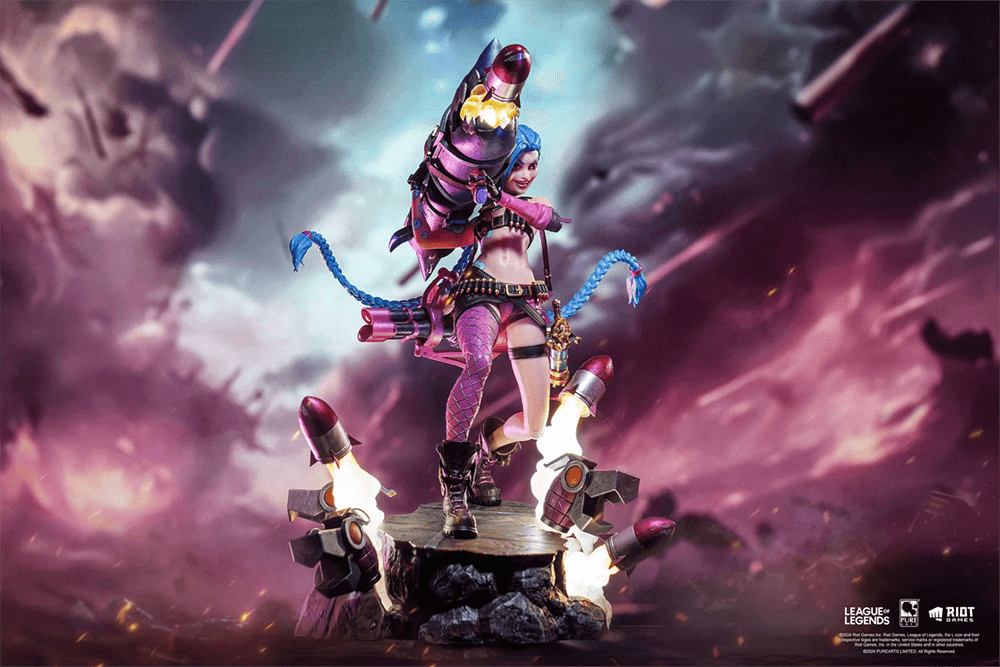 PURPA007LOL League of Legends - Jinx 1:6 Scale Statue - Pure Arts - Titan Pop Culture