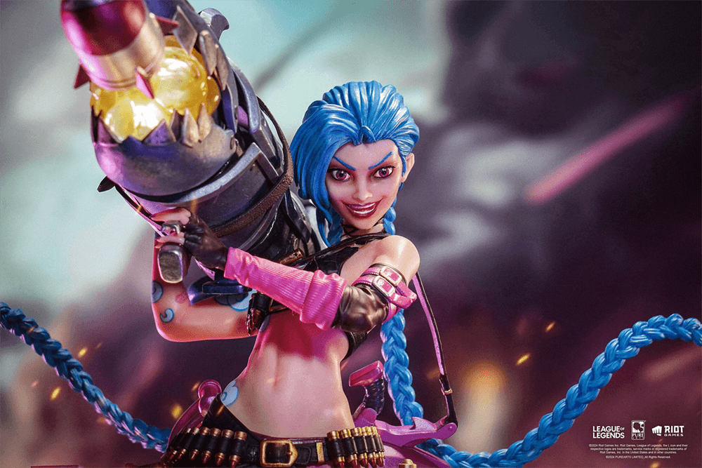 PURPA007LOL League of Legends - Jinx 1:6 Scale Statue - Pure Arts - Titan Pop Culture