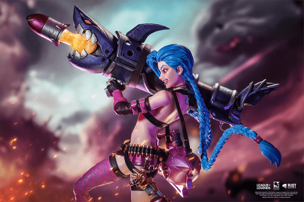 PURPA007LOL League of Legends - Jinx 1:6 Scale Statue - Pure Arts - Titan Pop Culture