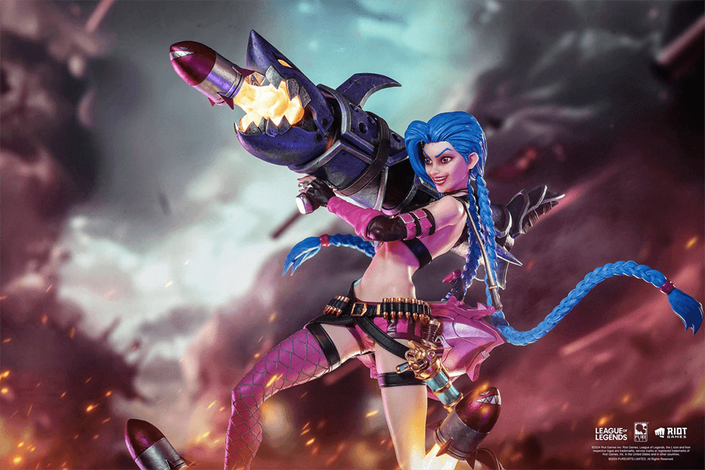 PURPA007LOL League of Legends - Jinx 1:6 Scale Statue - Pure Arts - Titan Pop Culture