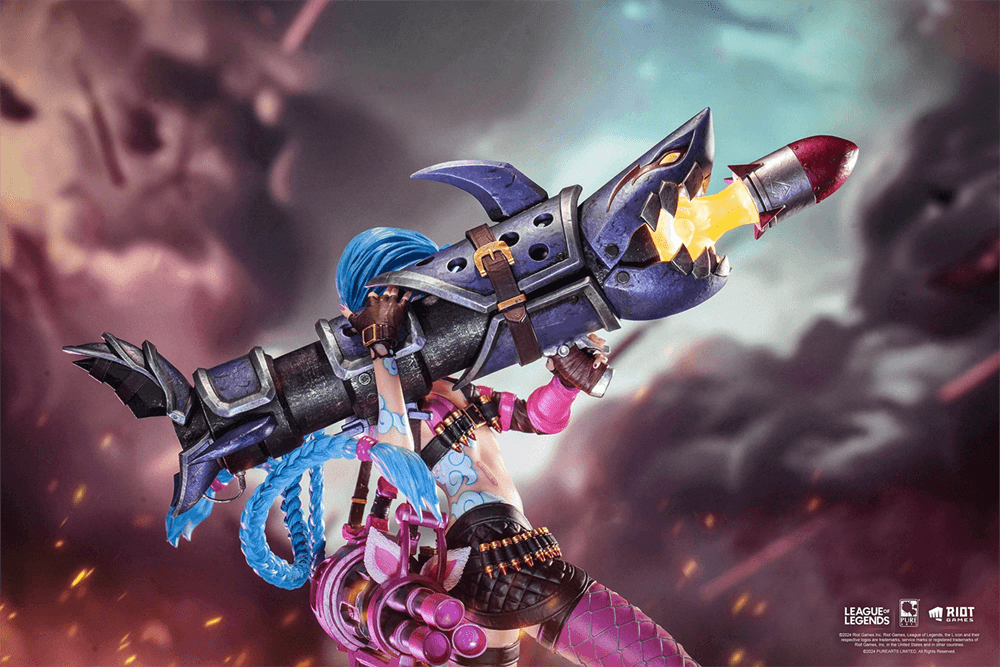 PURPA007LOL League of Legends - Jinx 1:6 Scale Statue - Pure Arts - Titan Pop Culture