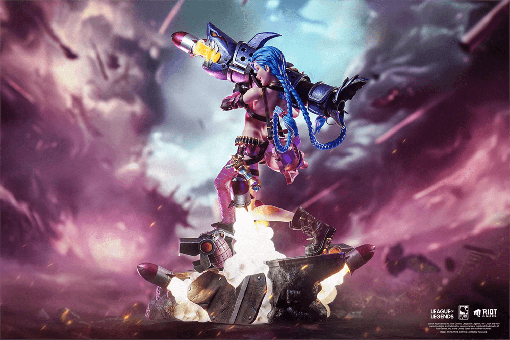 PURPA007LOL League of Legends - Jinx 1:6 Scale Statue - Pure Arts - Titan Pop Culture