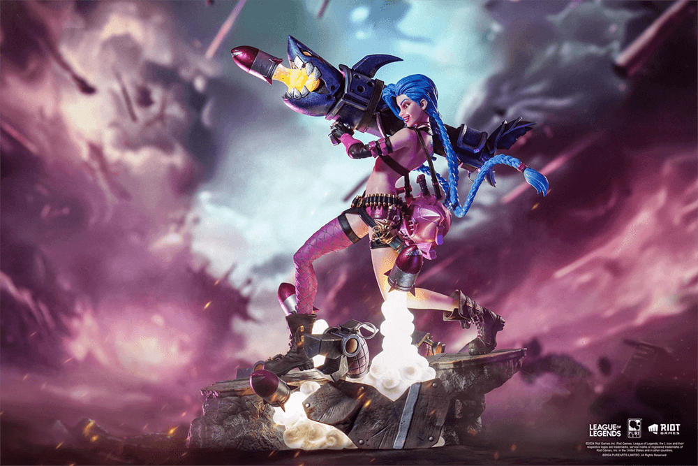 PURPA007LOL League of Legends - Jinx 1:6 Scale Statue - Pure Arts - Titan Pop Culture