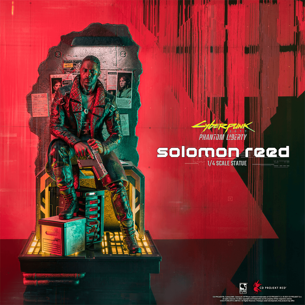 PURPA009CP Cyberpunk 2077 - Solomon Reed 1:4 Statue - Pure Arts - Titan Pop Culture