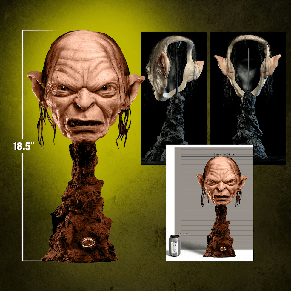 PURPA009LR The Lord of the Rings - Gollum 1:1 Scale Art Mask - Pure Arts - Titan Pop Culture