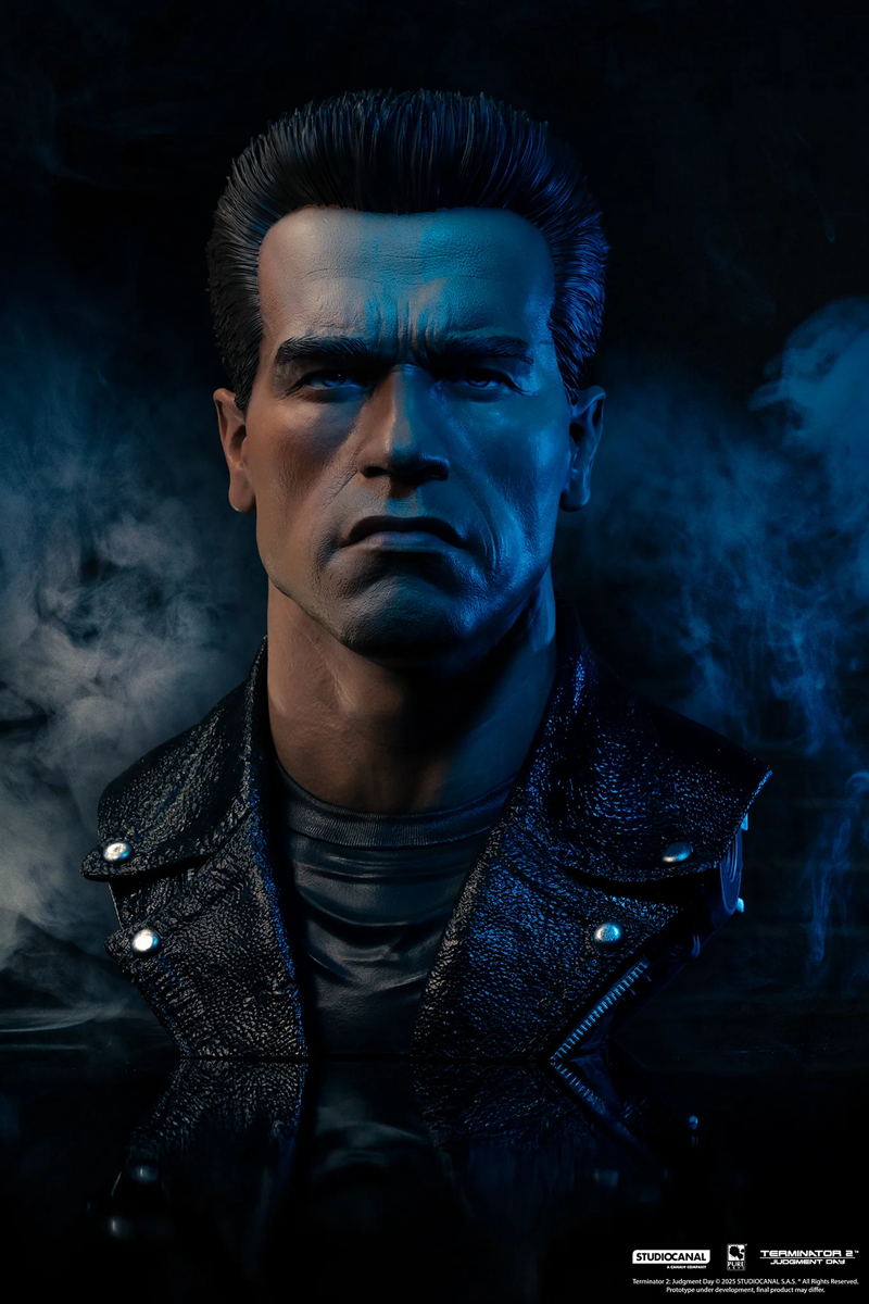 Terminator 2: El Juicio Final – Máscara de Arte a escala 1:1 del modelo T-800 101