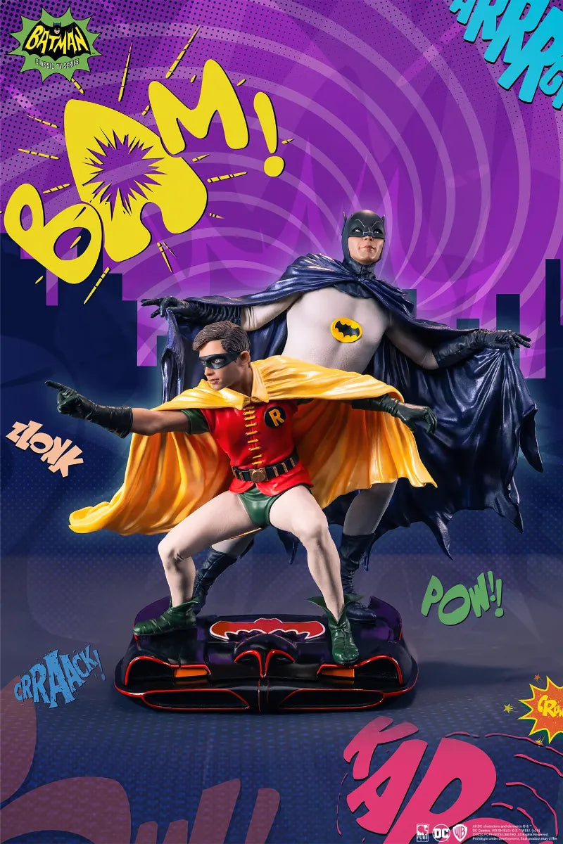 Batman (1966) - Batman & Robin 1:8 PVC Diorama