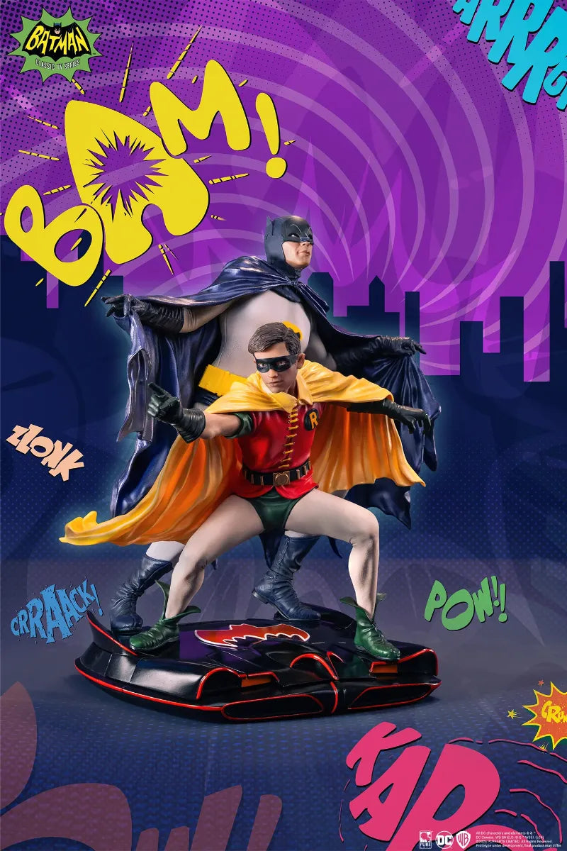 Batman (1966) - Batman & Robin 1:8 PVC Diorama