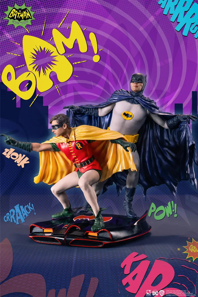 Batman (1966) - Batman & Robin 1:8 PVC Diorama