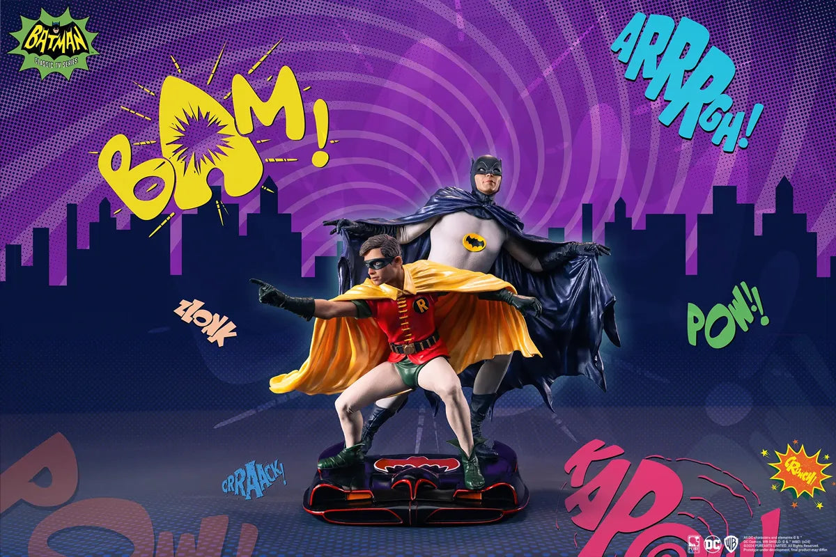 Batman (1966) - Batman & Robin 1:8 PVC Diorama