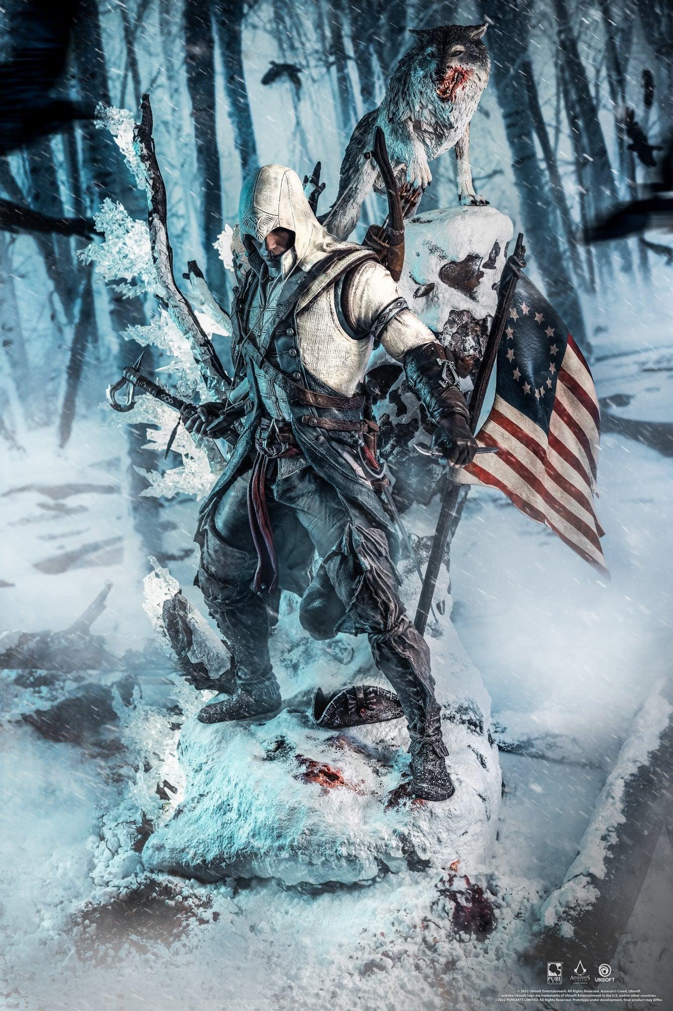 Assassin's Creed III Limited Edition Statue Connor Kenway Flag UBIsoft